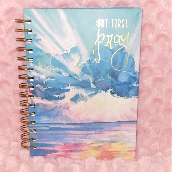 Markings Other - "But First Pray" lined journal. Reflective gold lettering on front cover.